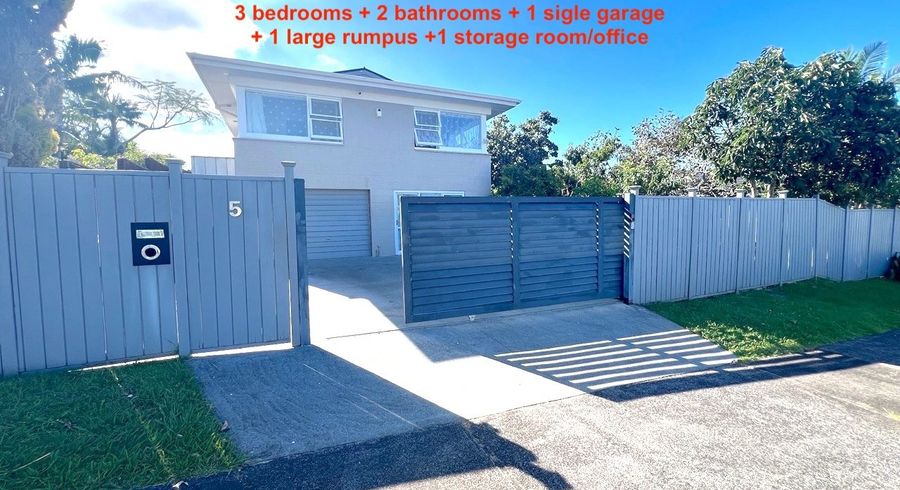  at 5 Olena Avenue, Sunnyhills, Manukau City, Auckland