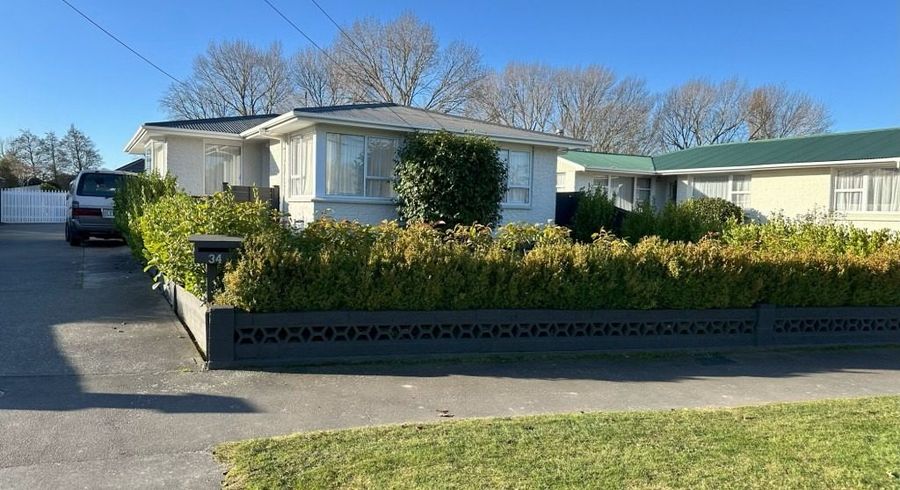  at 1/34 Woodbury Street , Avonhead, Christchurch City, Canterbury