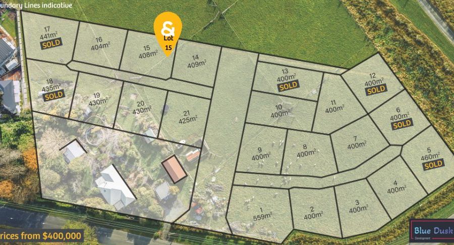  at Lot 15/678 Cashmere Road - Sections, Halswell, Christchurch City, Canterbury