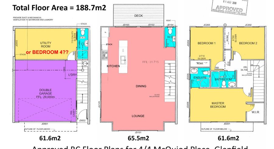  at 4/4 McQuoid Place, Glenfield, North Shore City, Auckland