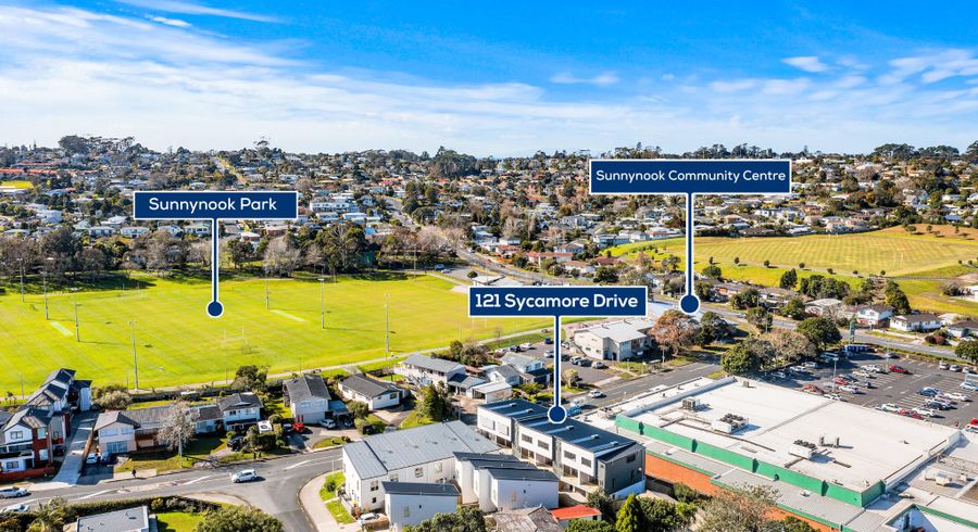  at 121 A,B,C  Sycamore Drive, Sunnynook, North Shore City, Auckland