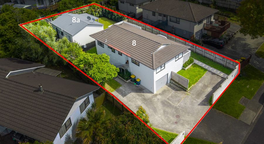  at 8 & 8A Kupari Place, Totara Vale, North Shore City, Auckland