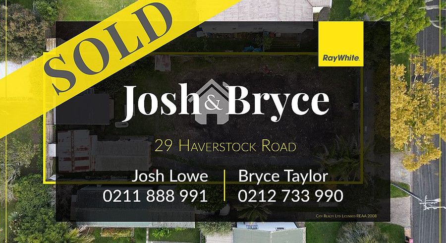  at 29 Haverstock Road, Sandringham, Auckland