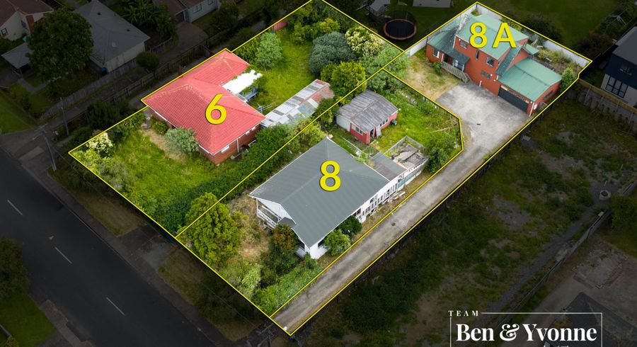  at 6,8 & 8A Hillside Road, Mount Wellington, Auckland City, Auckland