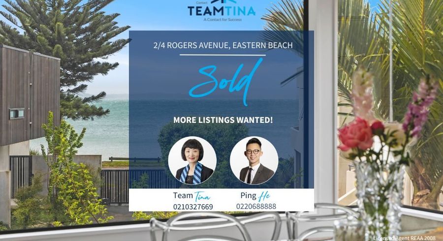  at 2/4 Rogers Avenue, Eastern Beach, Auckland