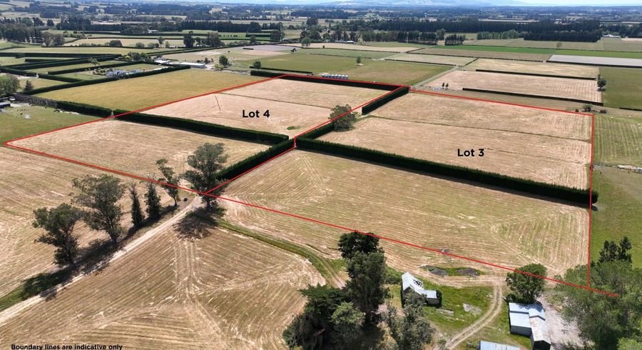  at Lots 3 and 4 Beatties Road, Ashley, Waimakariri, Canterbury