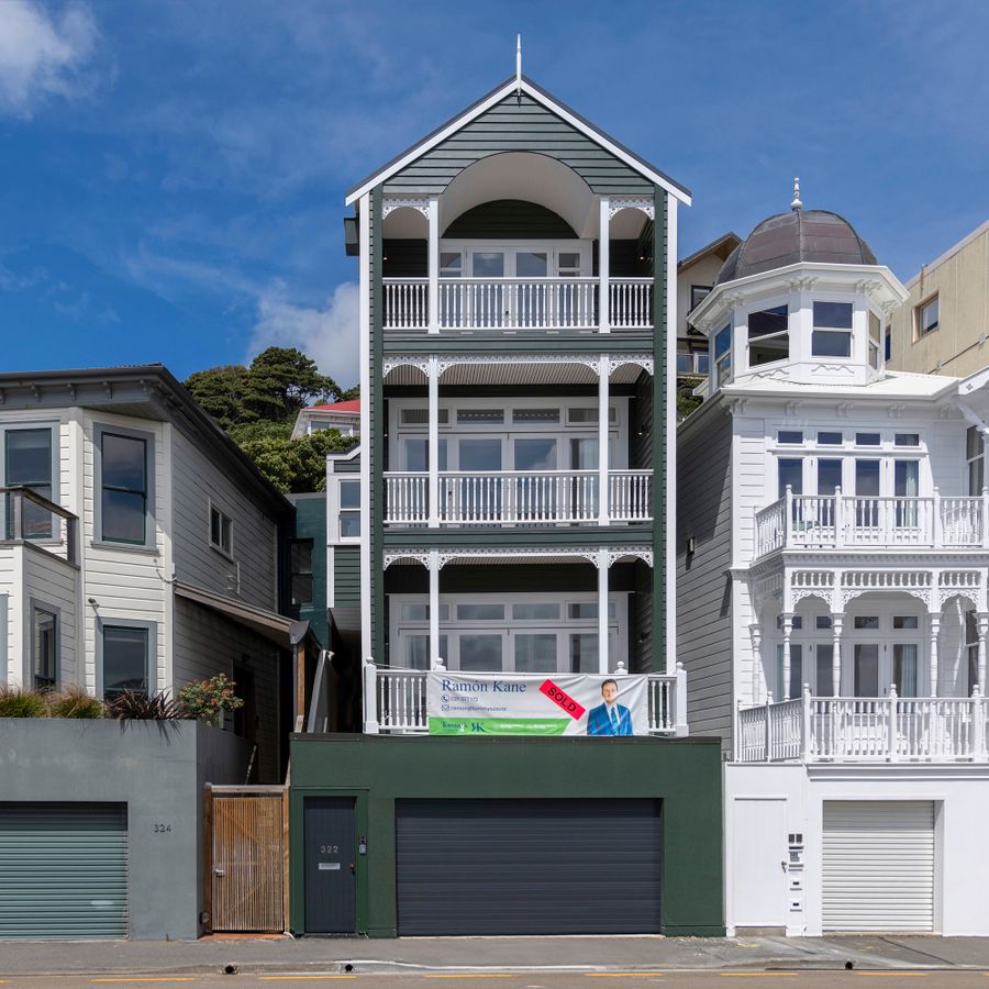 Free property data for 322 Oriental Parade, Oriental Bay, Wellington